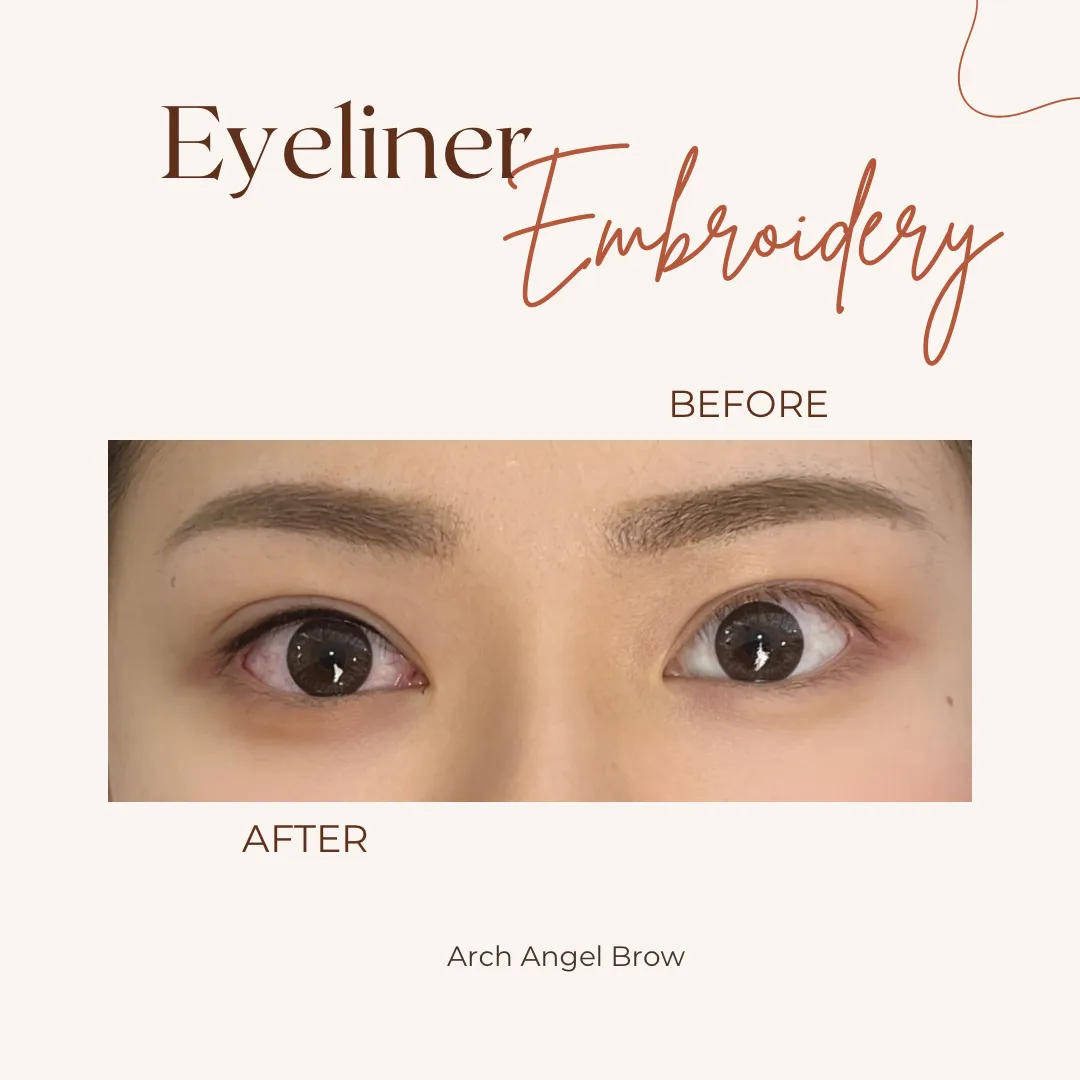 Eyeliner embroidery Singapore semi-permanent liner