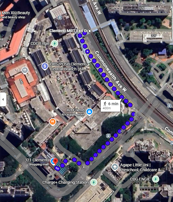 Arch Angel Brow Clementi outlet map